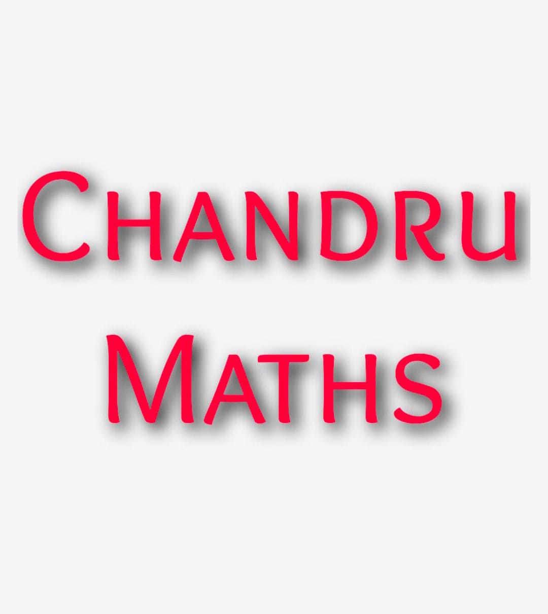 Chandru Maths